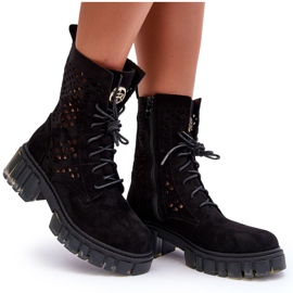 Gennembrudte Boots Workers Black Ideelt set sort