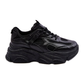 PG1 Chunky Platform Sneakers til kvinder Sort Agnenia