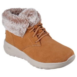 Sko Skechers On-the-GO Joy - Plys Dreams W 144042/CSNT brun