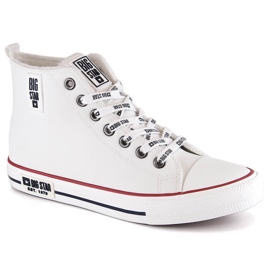 Hvide isolerede sneakers Big Star KK274597