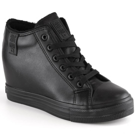 Damesneakers isoleret sort Big Star MM274001