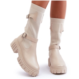 Damestøvler Beige Abroze
