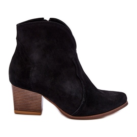 Lewski Shoes Ruskinds cowboystøvler Leewski EV28 Sort