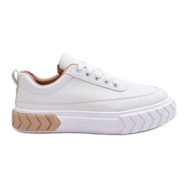 PG1 Klassiske Platform Sneakers Hvid Og Beige Nannzie