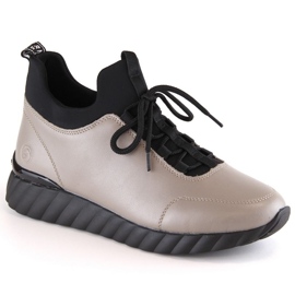 Rieker Remonte W RKR611A beige lædersko