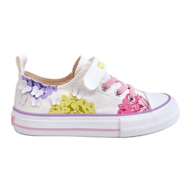 Lave velcro-sneakers til børn Big Star LL374061 Hvid
