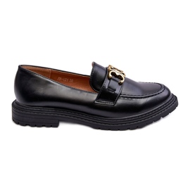 PS1 Loafers med flade hæle til kvinder Sort Sincias
