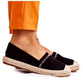 S.Barski Klassiske sorte espadriller til kvinder Cersei