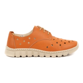 WASAK Damesko læder sneakers 0692W orange