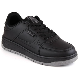 Sportssko snøre sneakers sorte Big Star MM274353