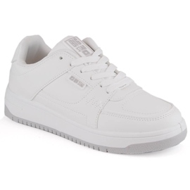 Sportssko snøre sneakers hvide Big Star MM274354