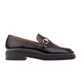Marco Shoes Polerede loafers sort