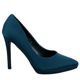 Inness Dark Green stilet pumps grøn