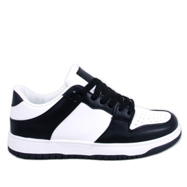 Tofarvede sneakers Ballou Black hvid