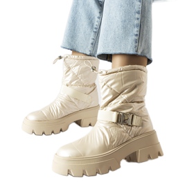 Ambretta beige snestøvler