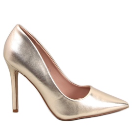 Carra Gold stilet pumps gylden