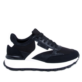 Manson Black damesneakers sort