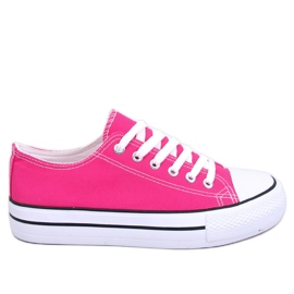 Klassiske damesneakers Fargis Fuchsia lyserød