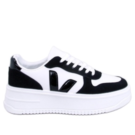 Pyles sorte sneakers til kvinder hvid