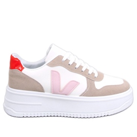 Pyles HVID/ROSA dame sneakers
