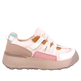 Potts beige sneakers til kvinder