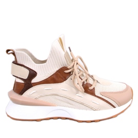 Boyce Beige strømpesneakers