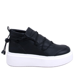 Cooper Black beklædte sneakers sort