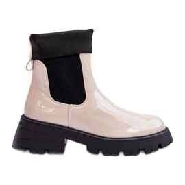 Damelak Jodhpur Støvler Beige Pavo