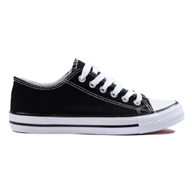 Klassiske sorte Shelovet sneakers til kvinder