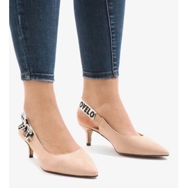 Sorte brogues med zirkoner