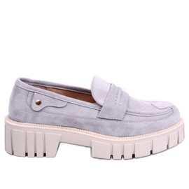Platform loafers fra Chandra L.GREY grå