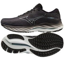 Løbesko Mizuno Wave Rider 27 M J1GC230302 sort