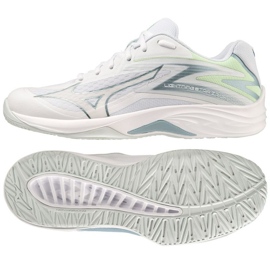 Mizuno Lightning Star Z7 Jr V1GD230335 volleyballsko hvid hvid