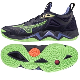 Volleyballsko Mizuno Wave Momentum 3 M V1GA231211 marine blå blå