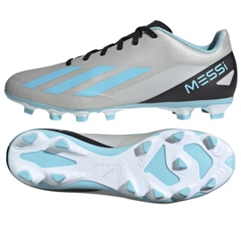 Adidas X Crazyfast Messi.4 FxG M IE4072 fodboldsko grå skygger af grå