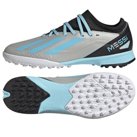 Adidas X Crazyfast Messi.3 Tf Jr IE4073 fodboldsko grå skygger af grå