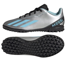 Adidas X Crazyfast Messi.4 Tf Jr IE4068 fodboldsko grå skygger af grå