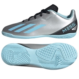 Adidas X Crazyfast Messi.4 In Jr IE4070 fodboldsko skygger af grå