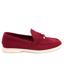 Dame loafers Eunice Wine rød