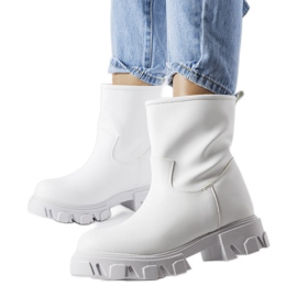 Hvide slip-on arbejdssko fra Wuori