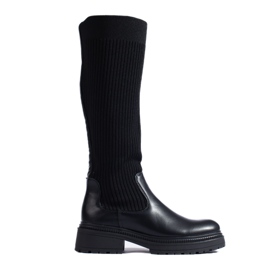 Sorte slip-on støvler fra Shelovet