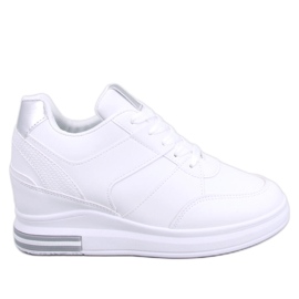 Rinno White wedge sneakers hvid