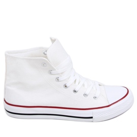 Canvas sneakers Jude White ankel hvid