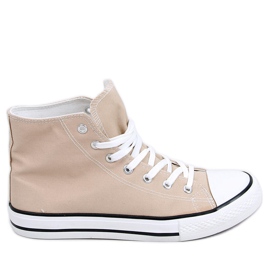 Canvas sneakers Jude Khaki ankel beige