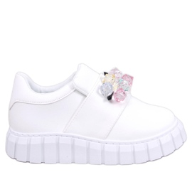 Platform brogues Worth White hvid