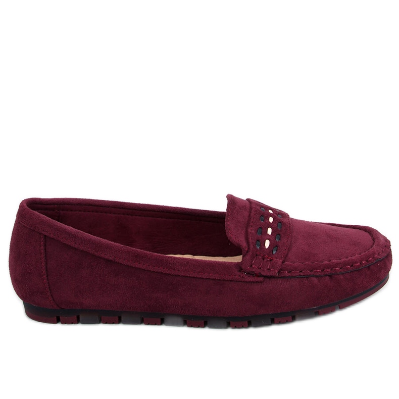 Guerra Wine loafers til kvinder rød