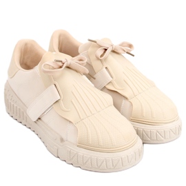 Melbo Beige sneakers til kvinder