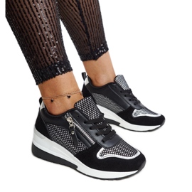 Inna Sorte wedge sneakers fra Fastello