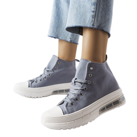 Inna Grå high-top sneakers fra Quiet
