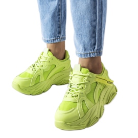 Inna Grønne sneakers med tyk sål fra Amendola